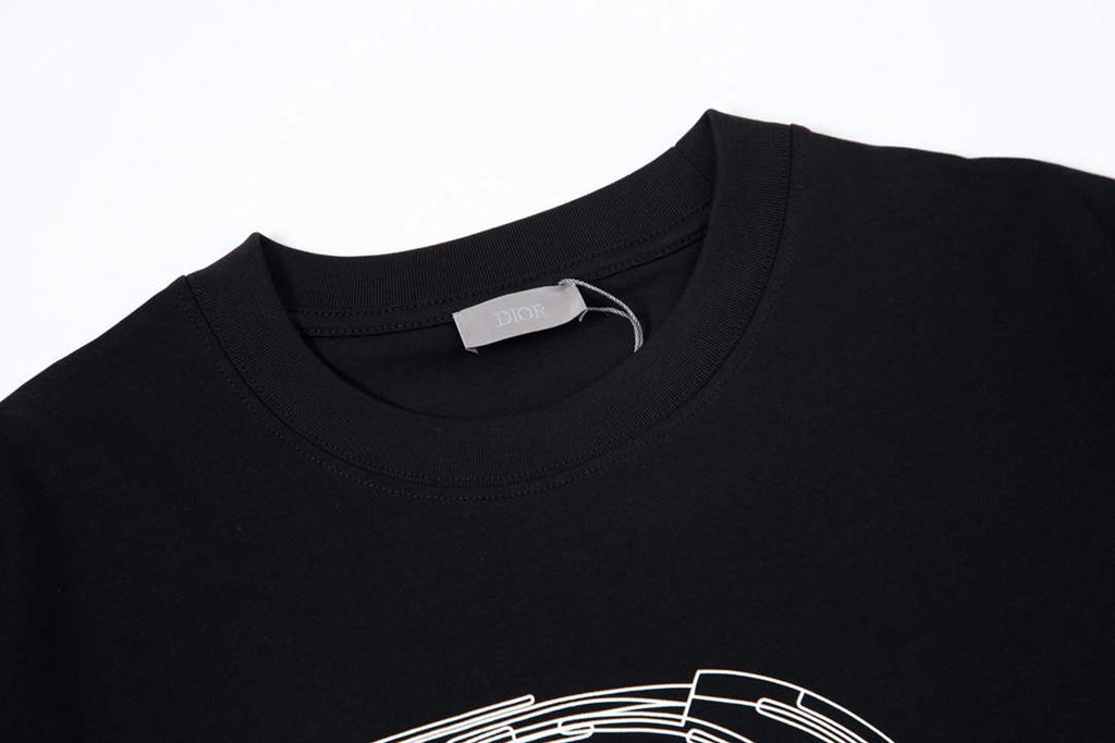 Dior Men's Women's Short Sleeve T-shirt D77544