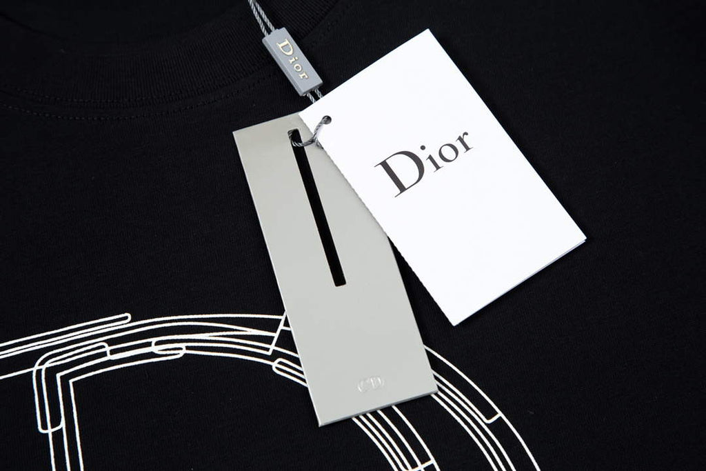 Dior Men's Women's Short Sleeve T-shirt D77544