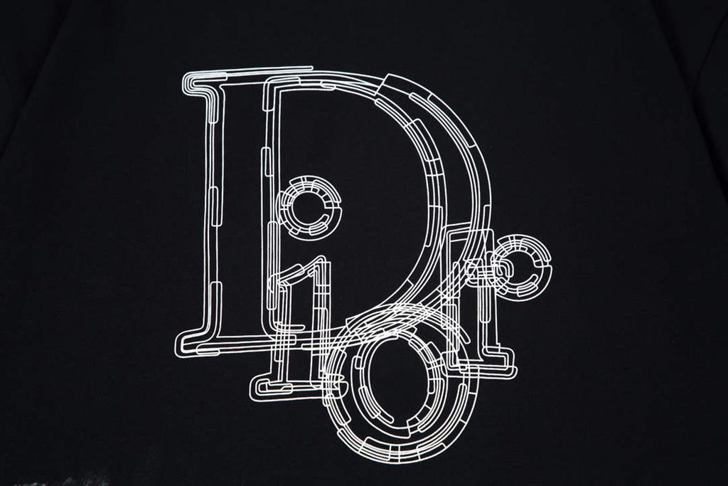 Dior Men's Women's Short Sleeve T-shirt D77544