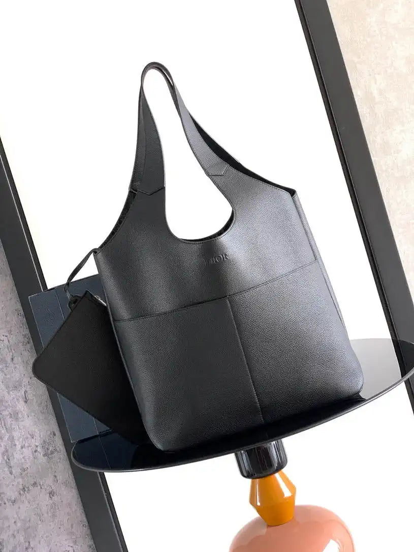 Dior Priv¨¦ Tote Bag Dior Icons Calfskin 1LLSH276KEC Black