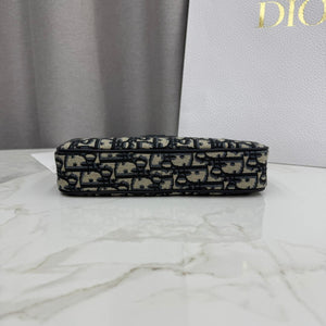 Dior Promenade Pouch with Chain Blue Dior Oblique Jacquard S2504OUQY_M928 - Default Title - View 7