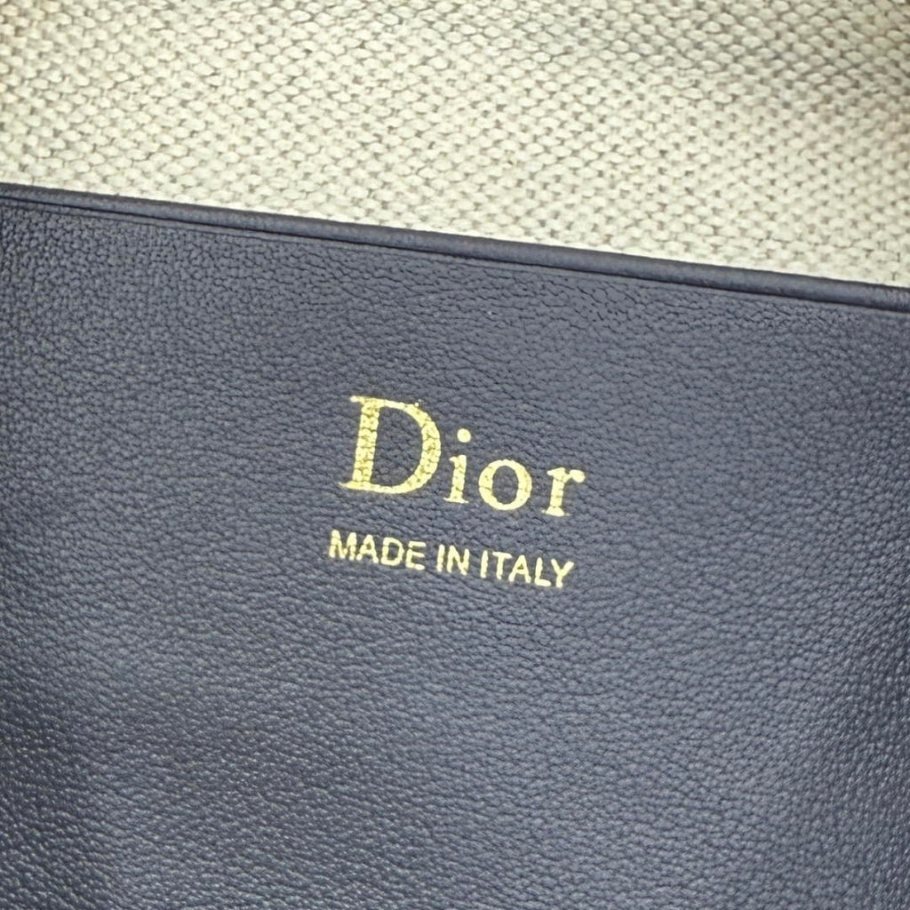 Dior Promenade Pouch with Chain Blue Dior Oblique Jacquard S2504OUQY_M928