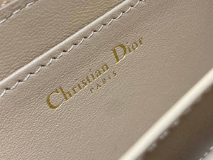 Dior S0011 Lady Dior Zipper Card Holder Medium £Ápricot Cannage Lambskin - Default Title - View 6
