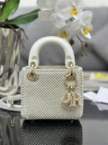 Dior S0856 Micro Lady Dior Embroidered Limited Edition Pearls