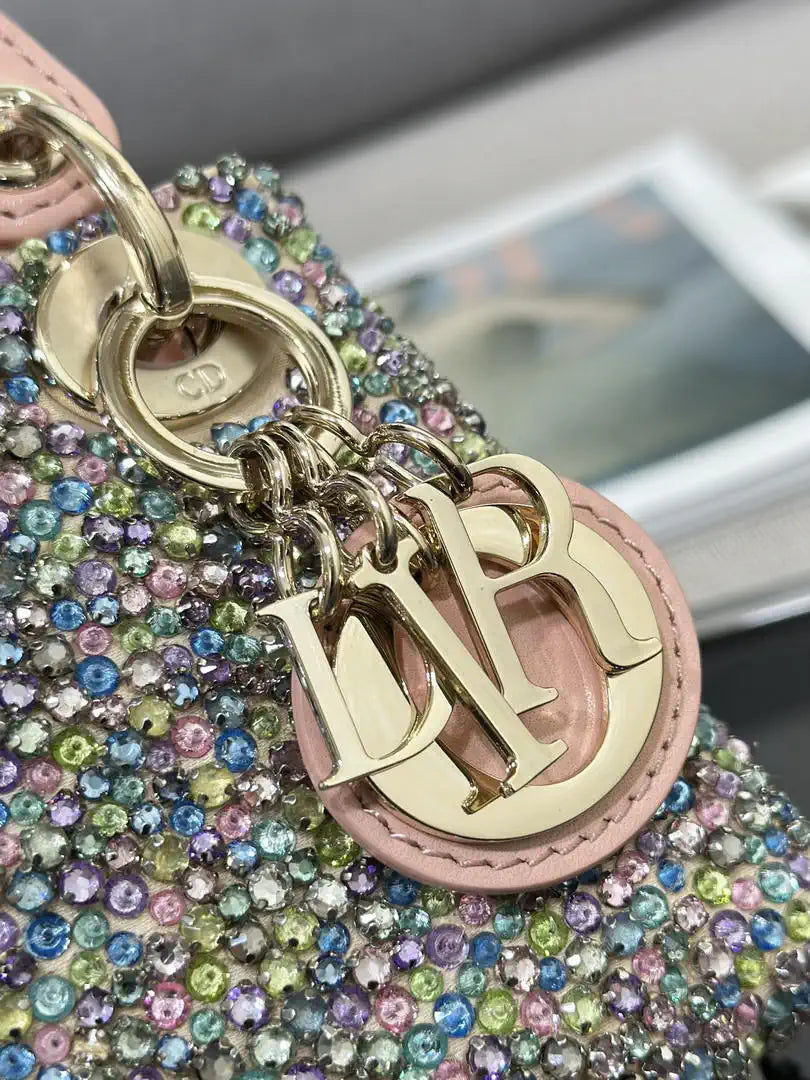 Dior S0856 Micro Lady Dior Embroidery with colorful beads