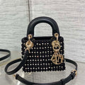 Dior S0856 Micro Lady Dior Limited edition handmade beads Black - Default Title - View 1