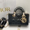 Dior S0910 Micro Lady D-joy Bag Black Cannage Lambskin - Default Title - View 1