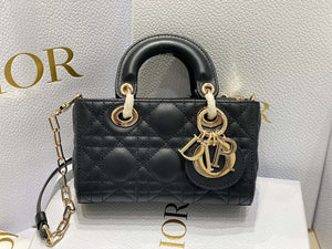 Dior S0910 Micro Lady D-joy Bag Black Cannage Lambskin - Default Title - View 2
