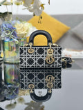 New for Spring 2025, the Lady D-Joy micro bag captures the House's vision of elegance and beauty by showcasing the iconic streamlined aesthetic of the Lady Dior line
