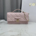 Dior S0984 My Dior Mini Bag Rose Soupir Cannage Lambskin