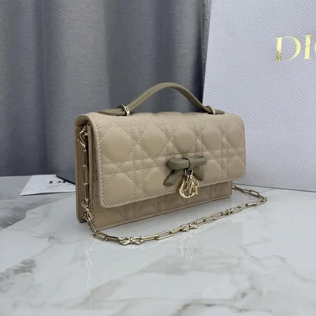 Dior S0984 My Dior Mini Apricot Cannage Lambskin