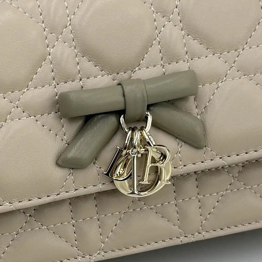 Dior S0984 My Dior Mini Apricot Cannage Lambskin