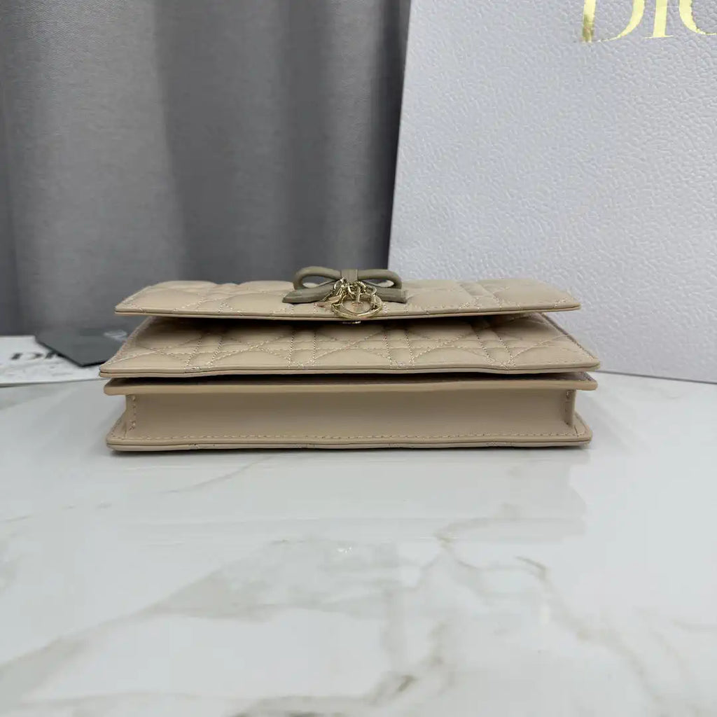 Dior S0984 My Dior Mini Apricot Cannage Lambskin