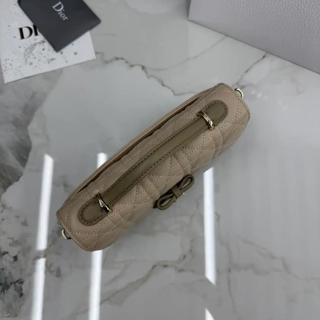 Dior S0984 My Dior Mini Apricot Cannage Lambskin