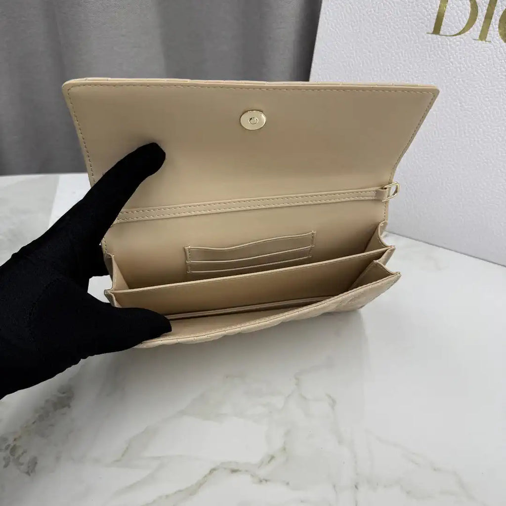 Dior S0984 My Dior Mini Apricot Cannage Lambskin