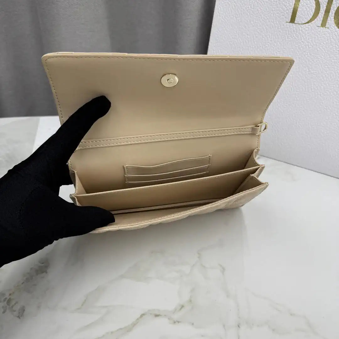 Dior S0984 My Dior Mini Apricot Cannage Lambskin