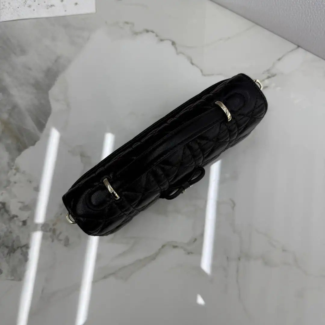 Dior S0984 My Dior Mini Bag Black Cannage Lambskin