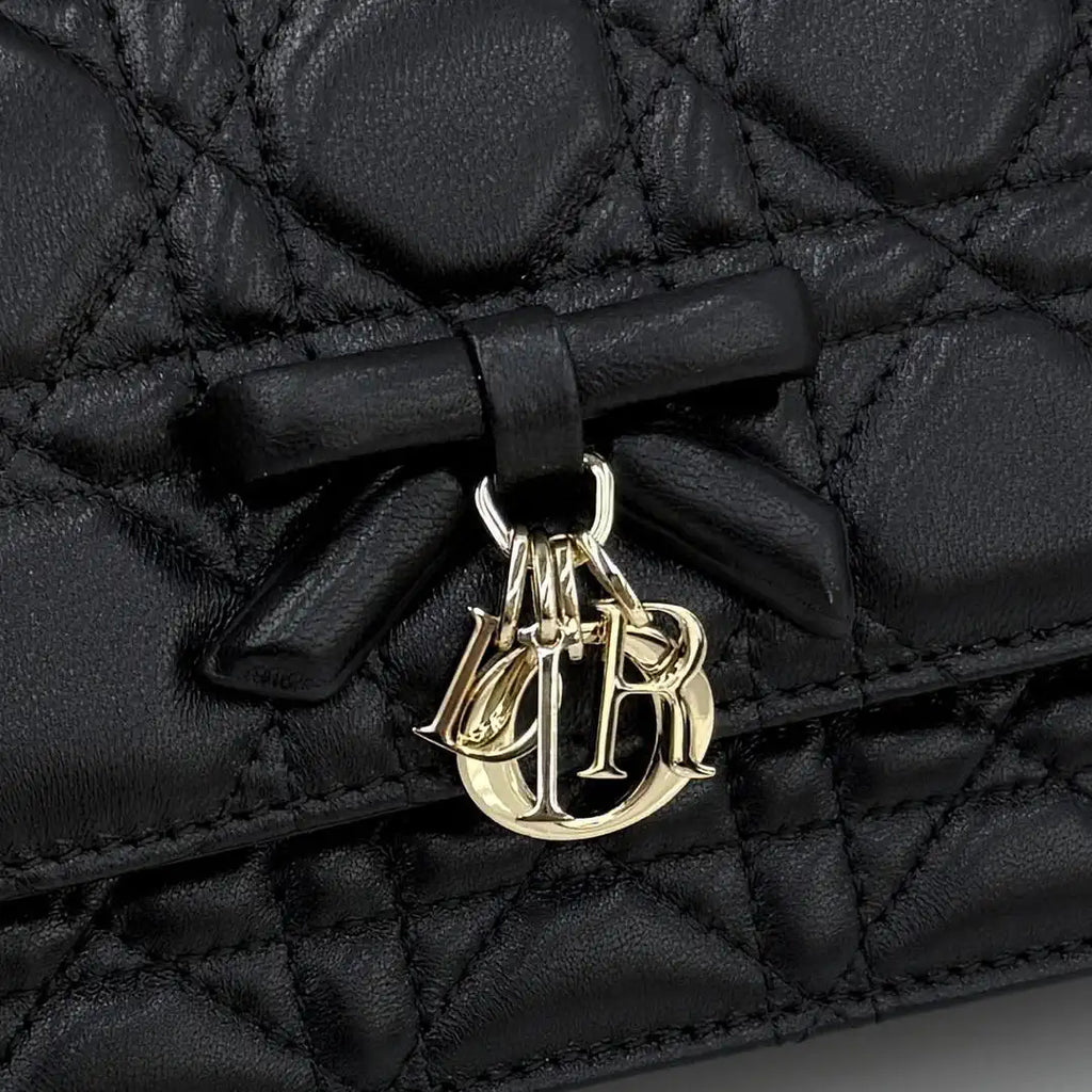Dior S0984 My Dior Mini Bag Black Cannage Lambskin