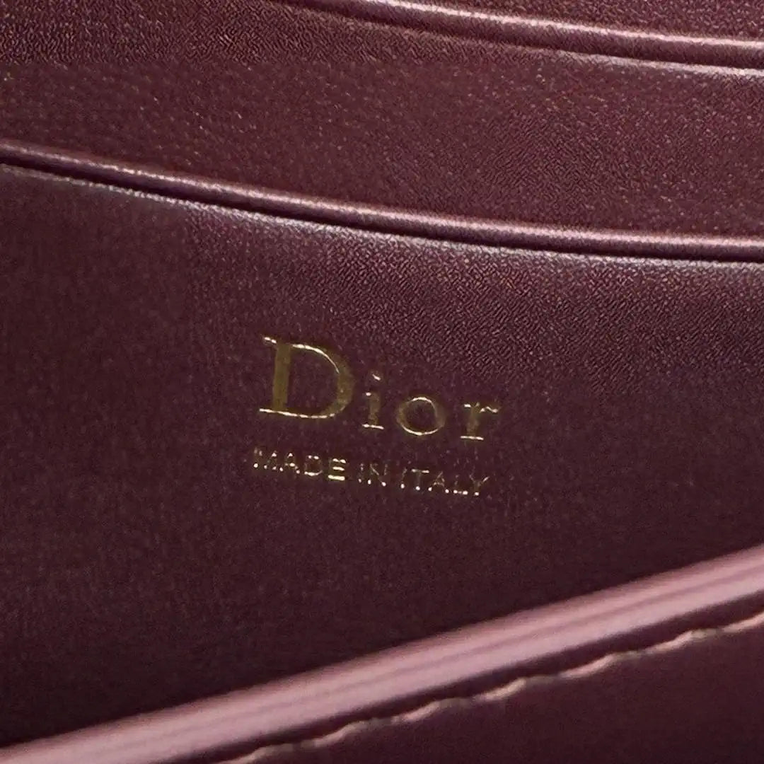 Dior S0984 My Dior Mini Bag Wine Red Cannage Lambskin
