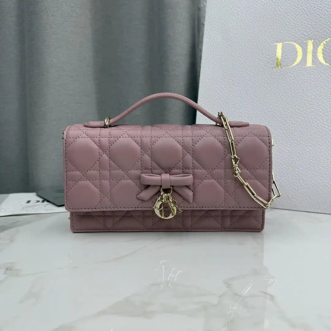 Dior S0984 My Dior Mini Retro pink  Cannage Lambskin