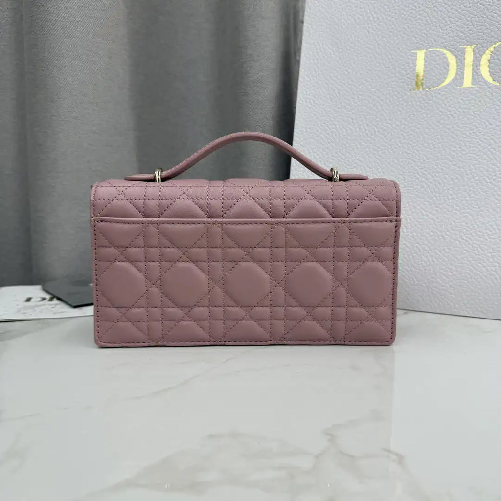 Dior S0984 My Dior Mini Retro pink  Cannage Lambskin