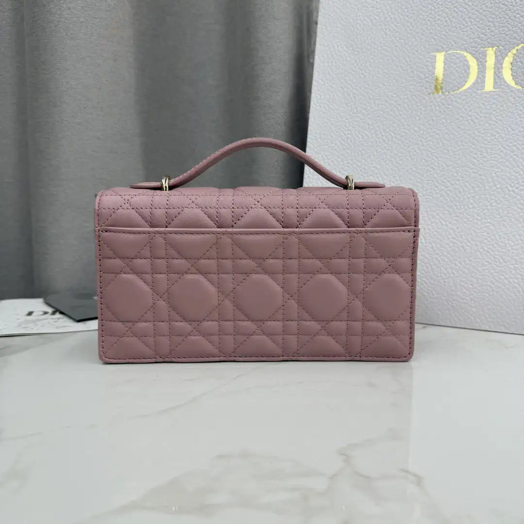Dior S0984 My Dior Mini Retro pink  Cannage Lambskin
