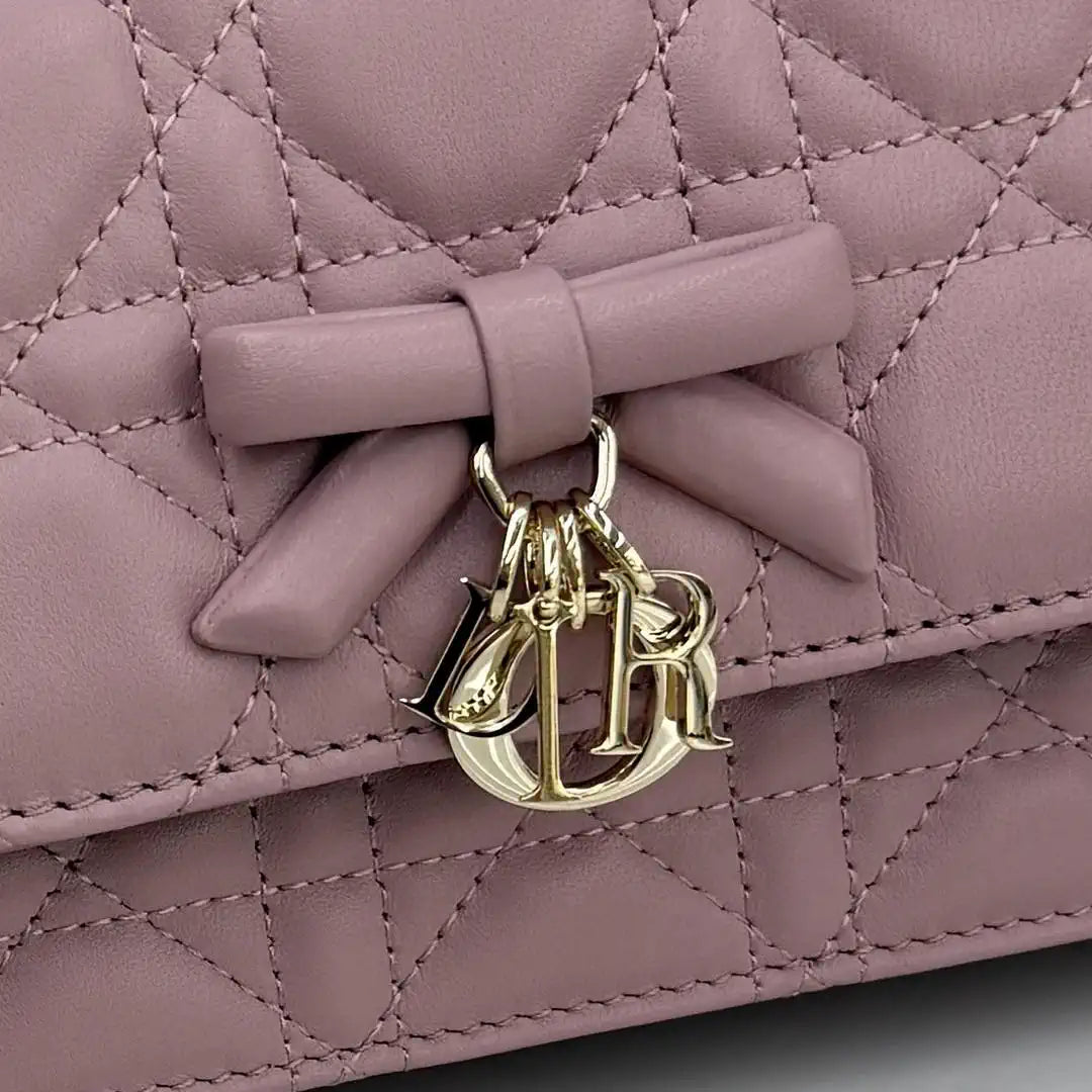 Dior S0984 My Dior Mini Retro pink  Cannage Lambskin