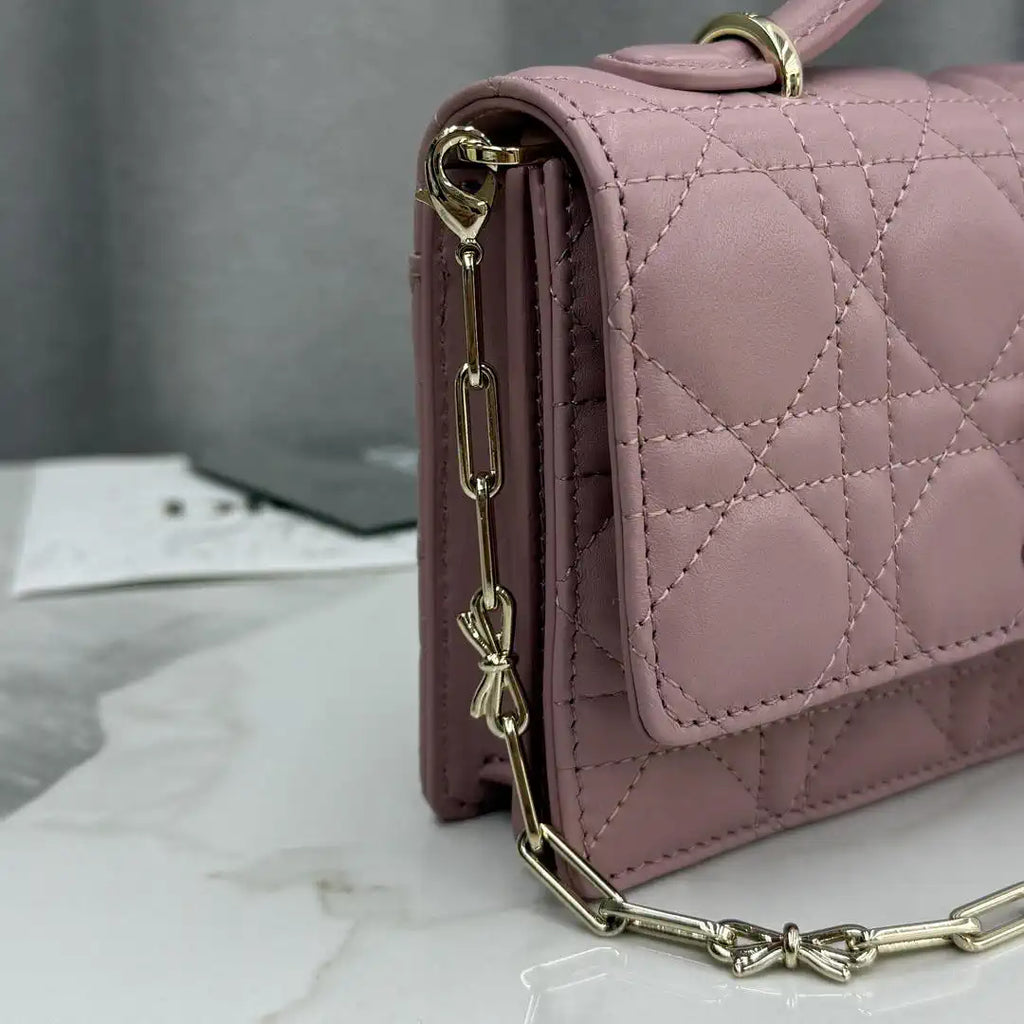 Dior S0984 My Dior Mini Retro pink  Cannage Lambskin