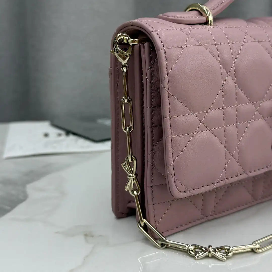 Dior S0984 My Dior Mini Retro pink  Cannage Lambskin
