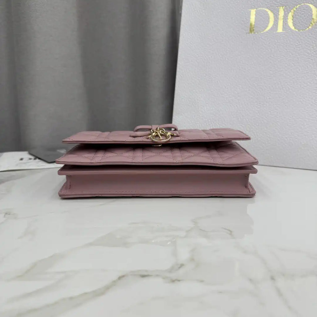 Dior S0984 My Dior Mini Retro pink  Cannage Lambskin