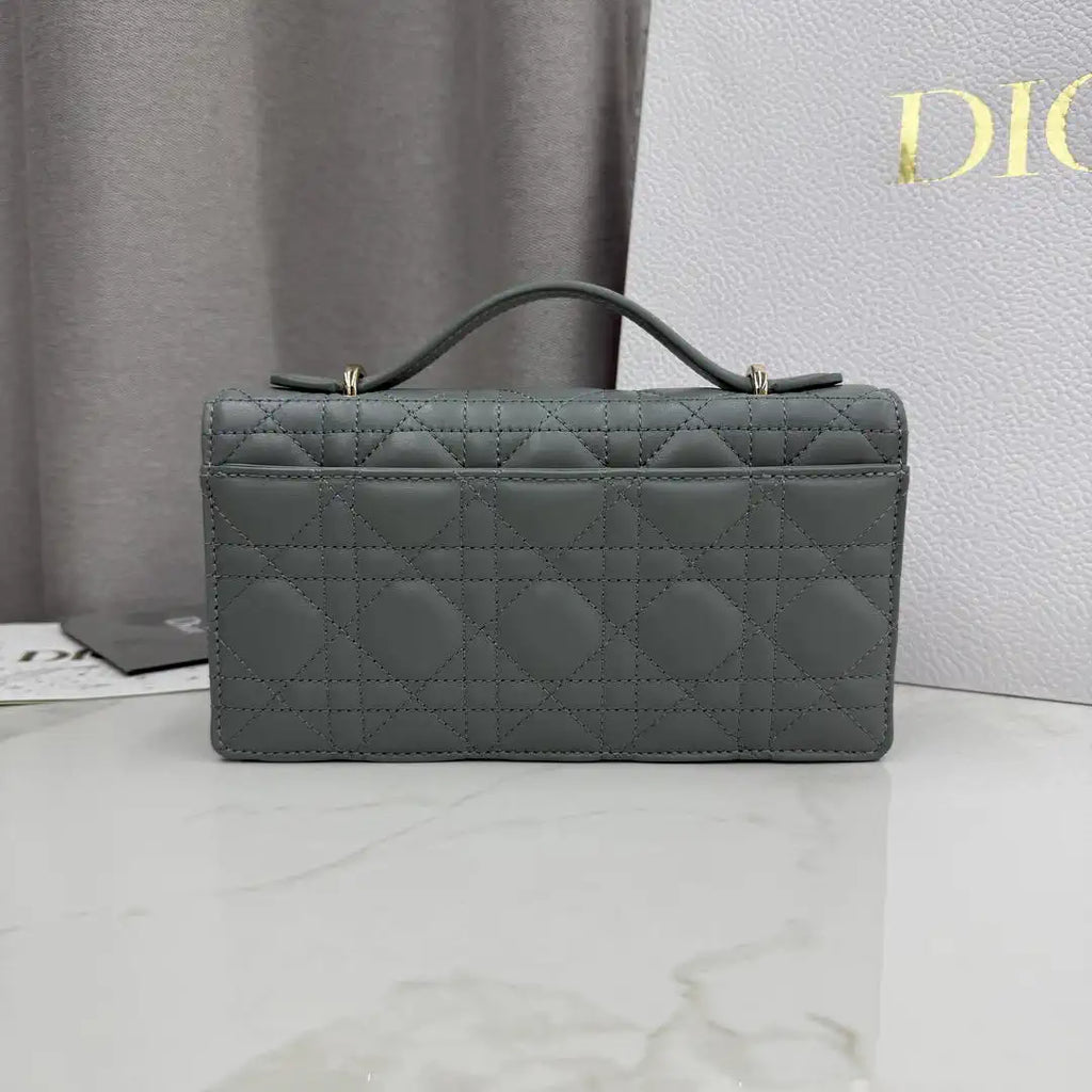 Dior S0984 My Dior Mini Bag Blue Cannage Lambskin