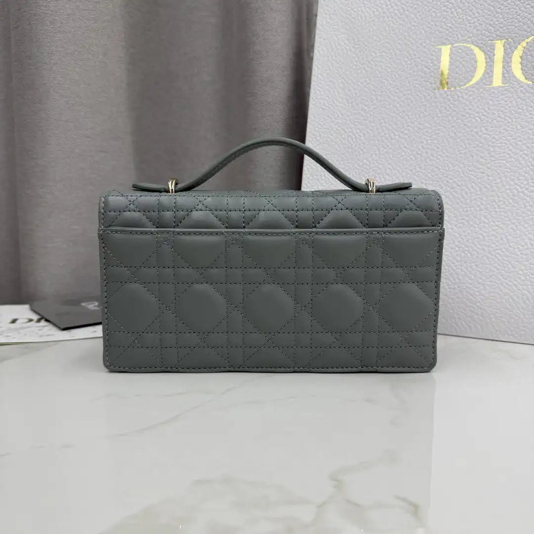 Dior S0984 My Dior Mini Bag Blue Cannage Lambskin