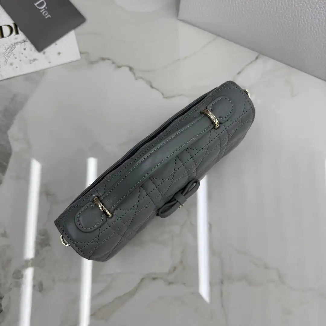 Dior S0984 My Dior Mini Bag Blue Cannage Lambskin