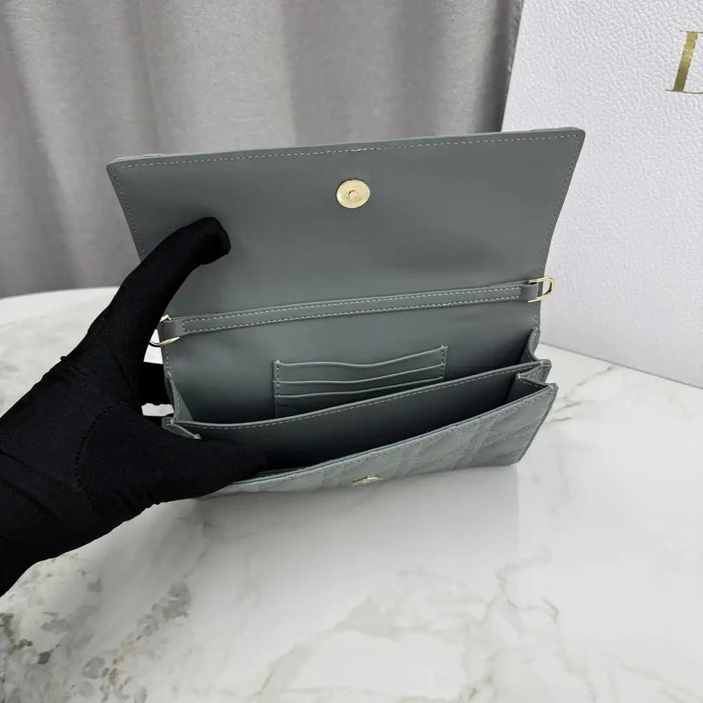 Dior S0984 My Dior Mini Bag Blue Cannage Lambskin