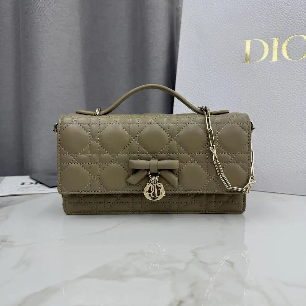 Dior S0984 My Dior Mini Khaki Cannage Lambskin