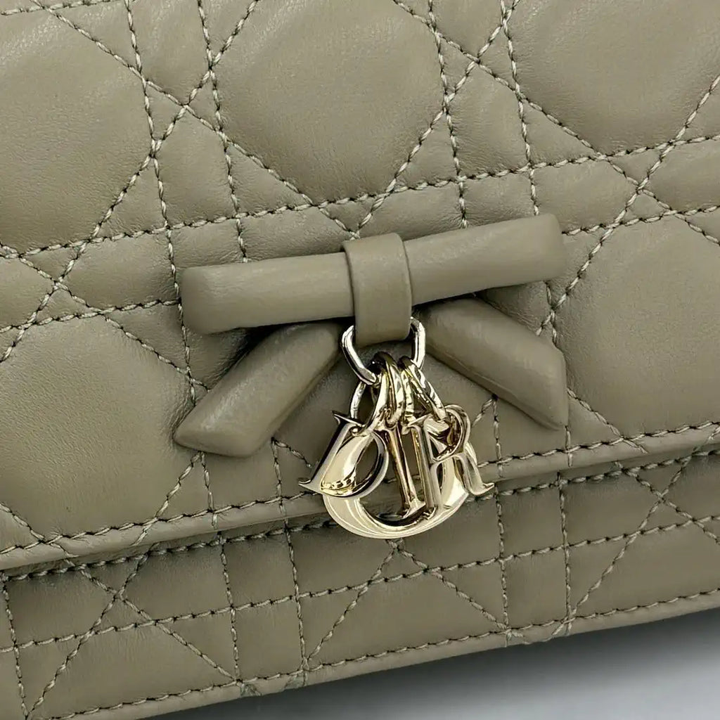 Dior S0984 My Dior Mini Khaki Cannage Lambskin