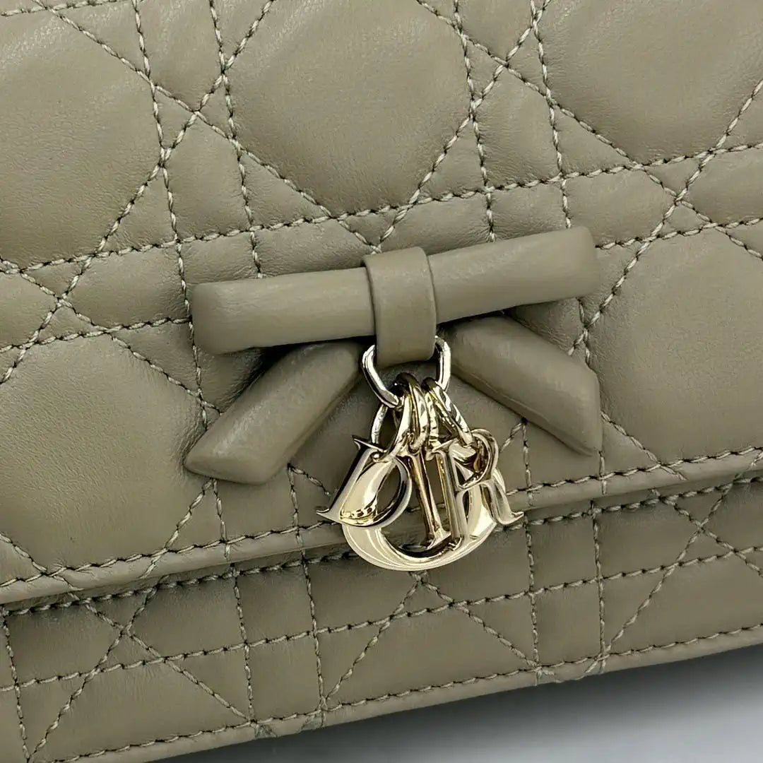 Dior S0984 My Dior Mini Khaki Cannage Lambskin