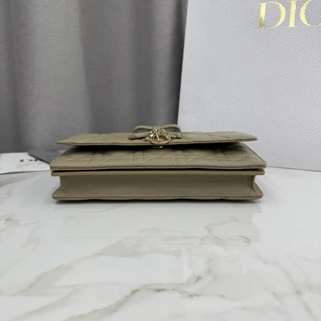 Dior S0984 My Dior Mini Khaki Cannage Lambskin