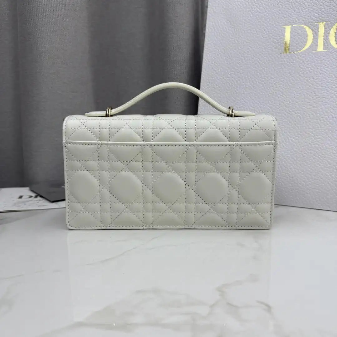 Dior S0984 My Dior Mini White Cannage Lambskin