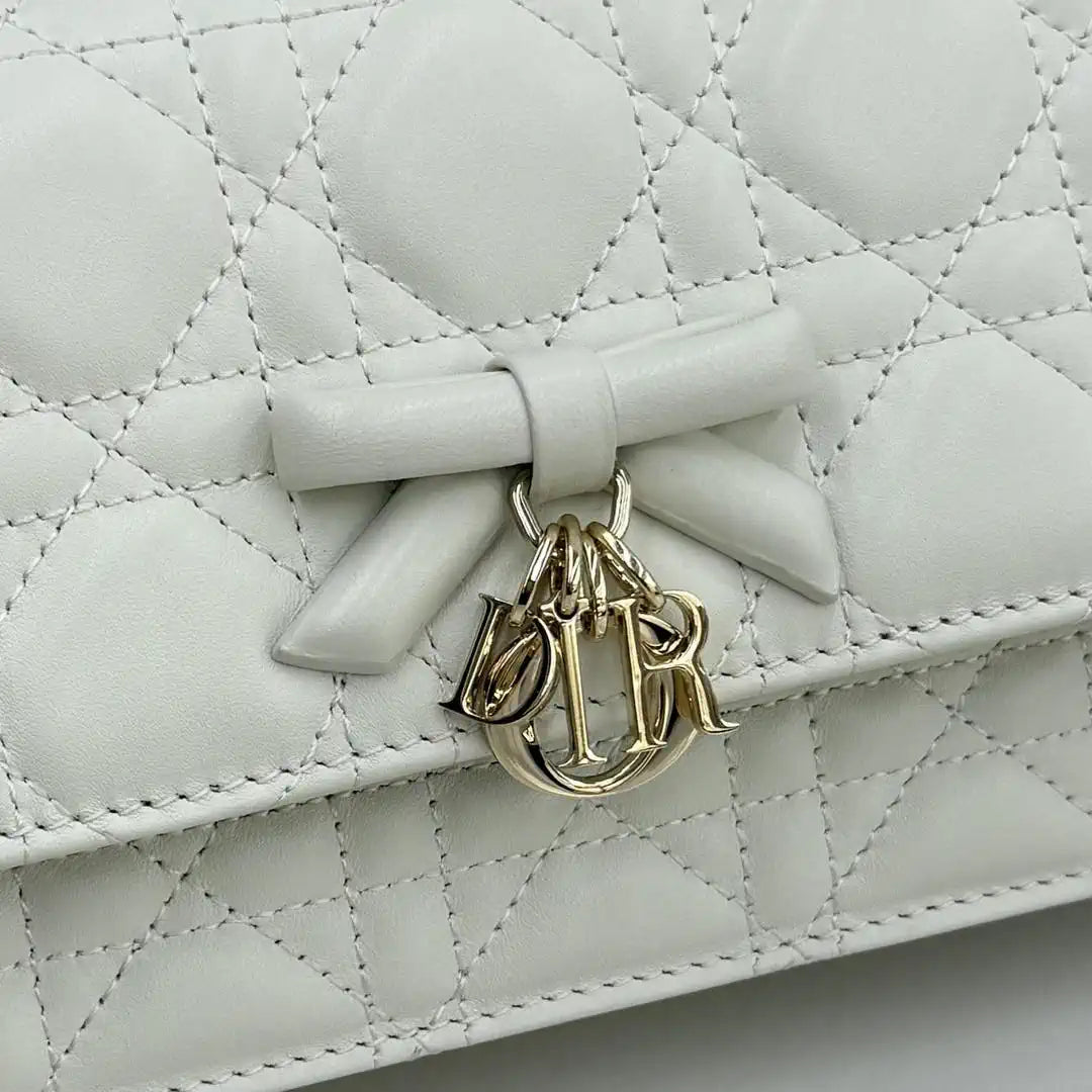 Dior S0984 My Dior Mini White Cannage Lambskin