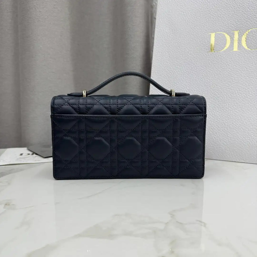 Dior S0984 My Dior Mini Navy Blue Cannage Lambskin