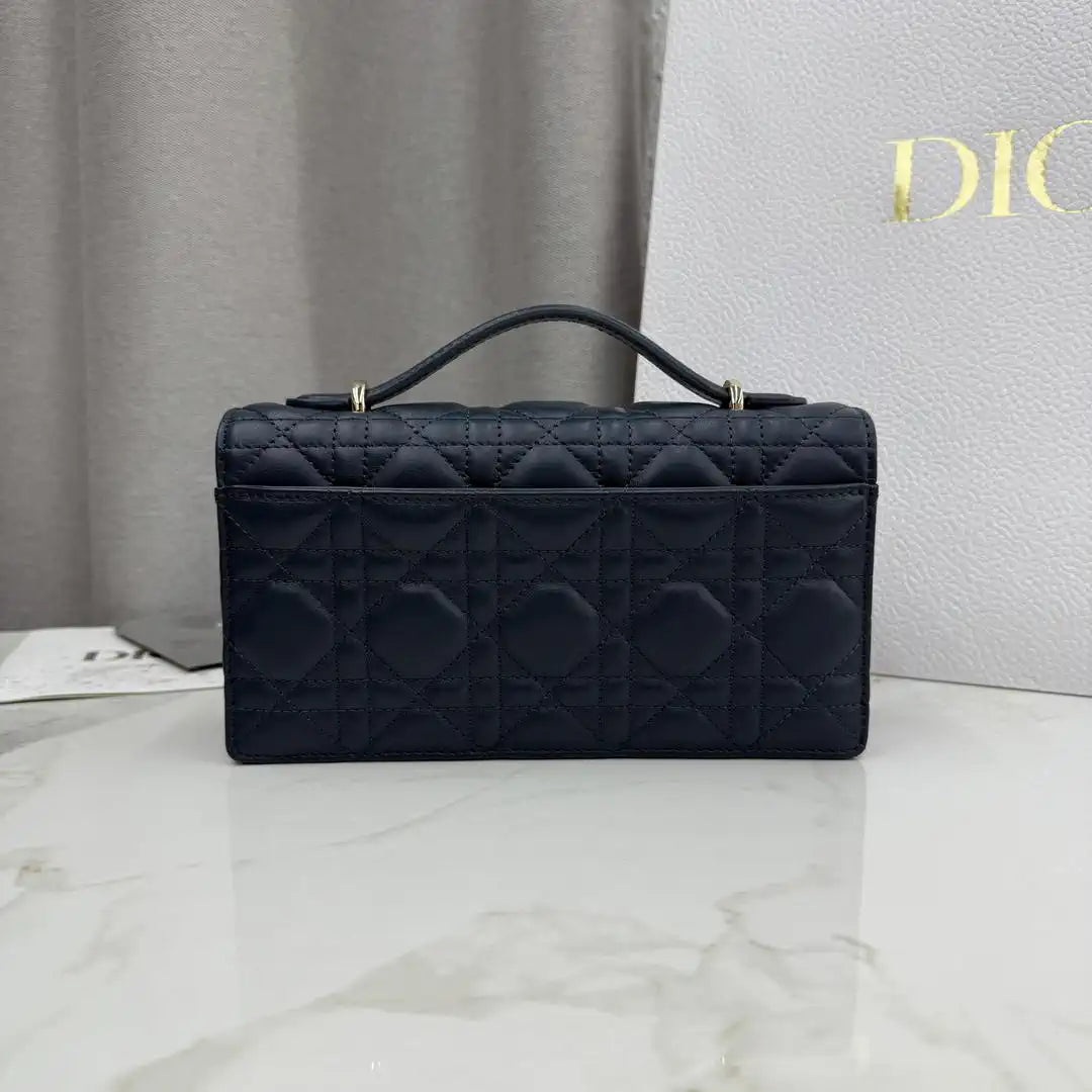 Dior S0984 My Dior Mini Navy Blue Cannage Lambskin
