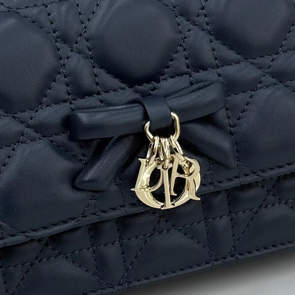 Dior S0984 My Dior Mini Navy Blue Cannage Lambskin