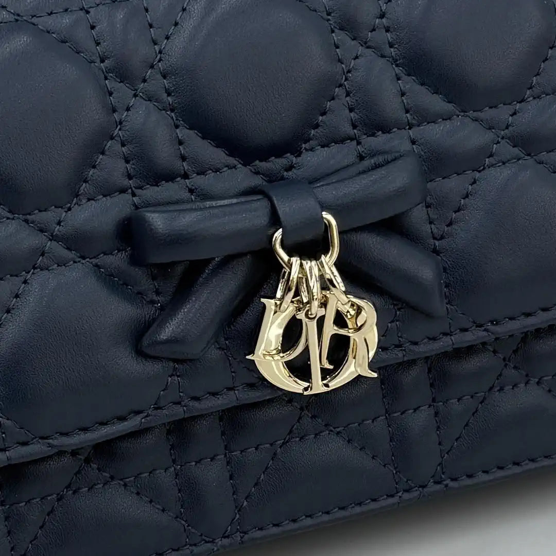 Dior S0984 My Dior Mini Navy Blue Cannage Lambskin