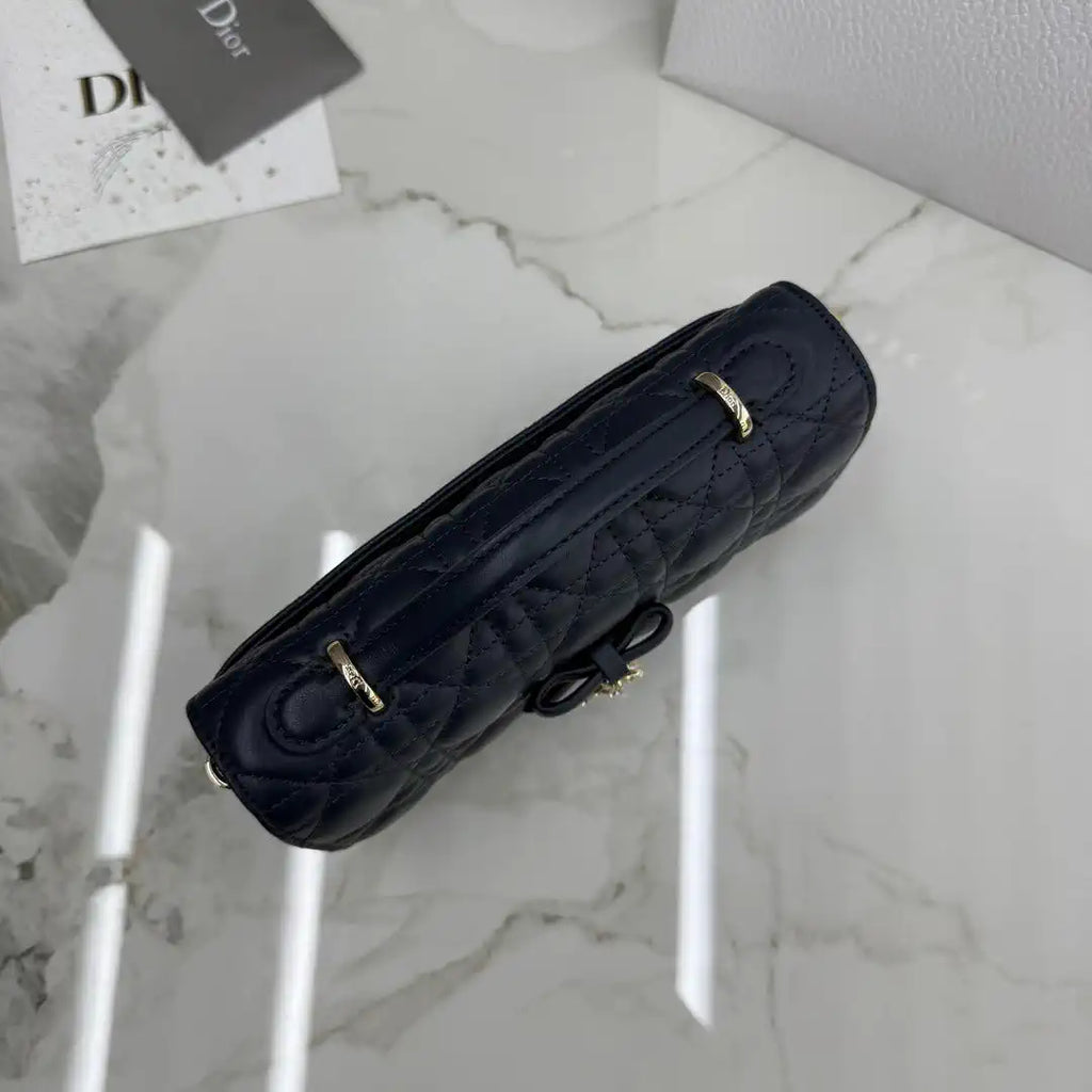 Dior S0984 My Dior Mini Navy Blue Cannage Lambskin