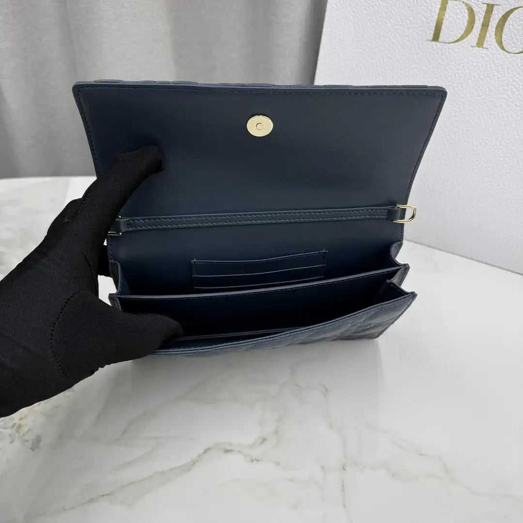 Dior S0984 My Dior Mini Navy Blue Cannage Lambskin