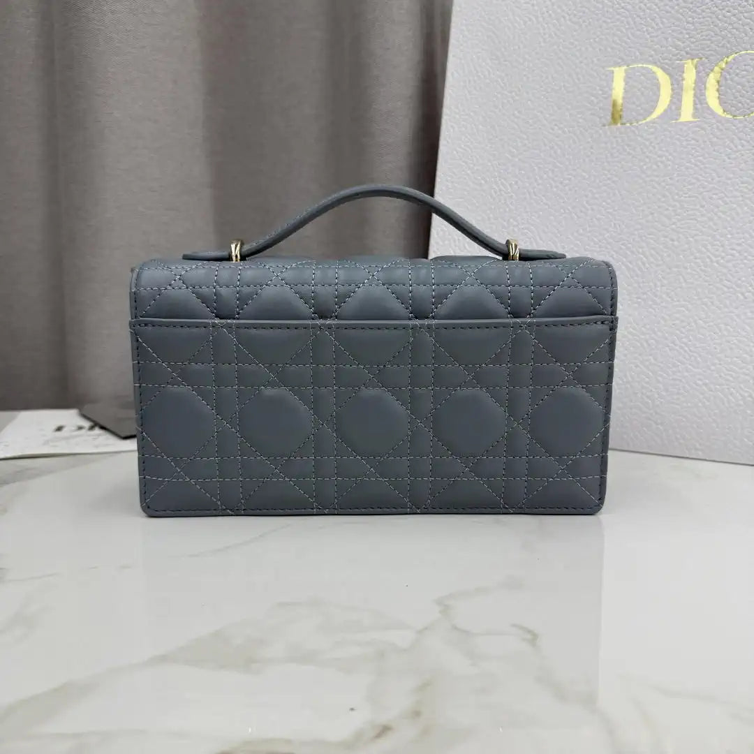 Dior S0984 My Dior Mini Haze Blue Cannage Lambskin