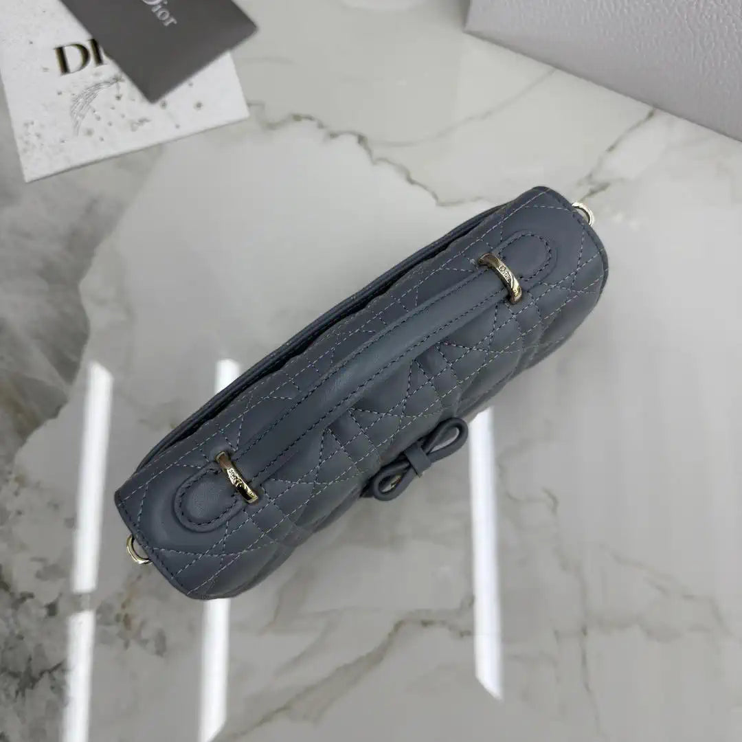Dior S0984 My Dior Mini Haze Blue Cannage Lambskin