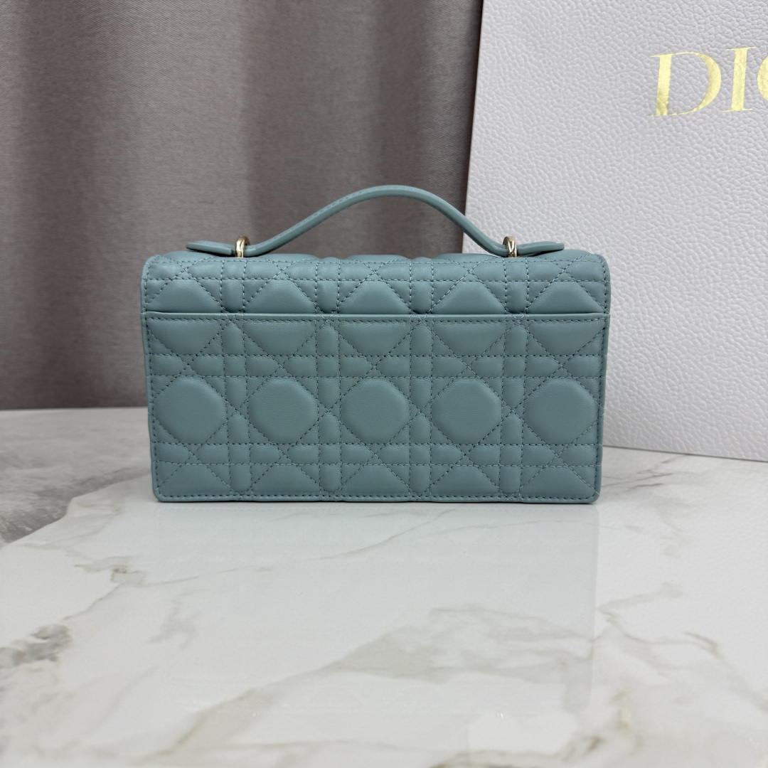 Dior S0984 My Dior Mini Imperial Blue Cannage Lambskin - Default Title - View 3