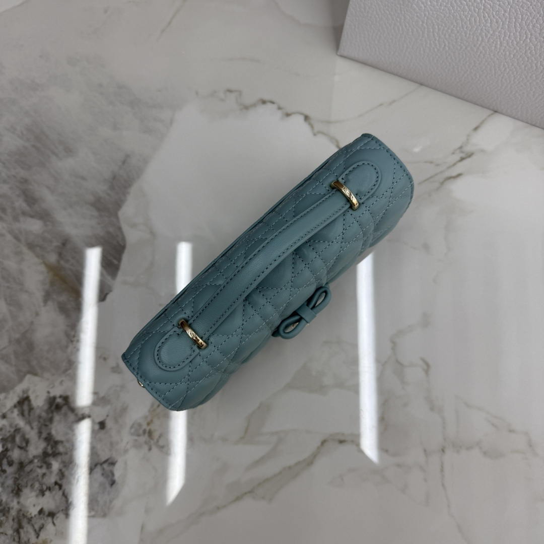 Dior S0984 My Dior Mini Imperial Blue Cannage Lambskin - Default Title - View 7